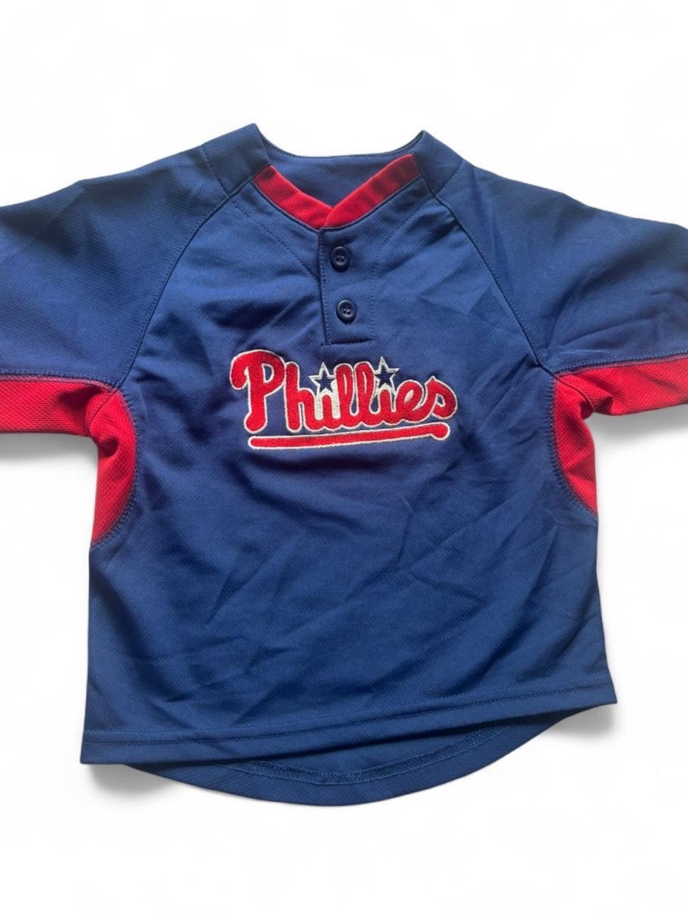 Phillies Kids' Blue & Red Baseball Jersey Top 2T